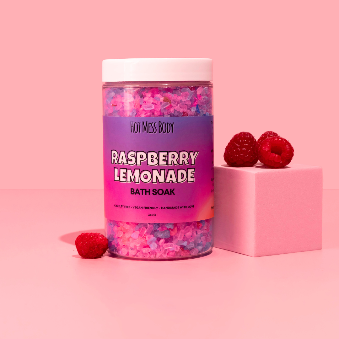 Raspberry Lemonade Bath Soak - Hot Mess Body