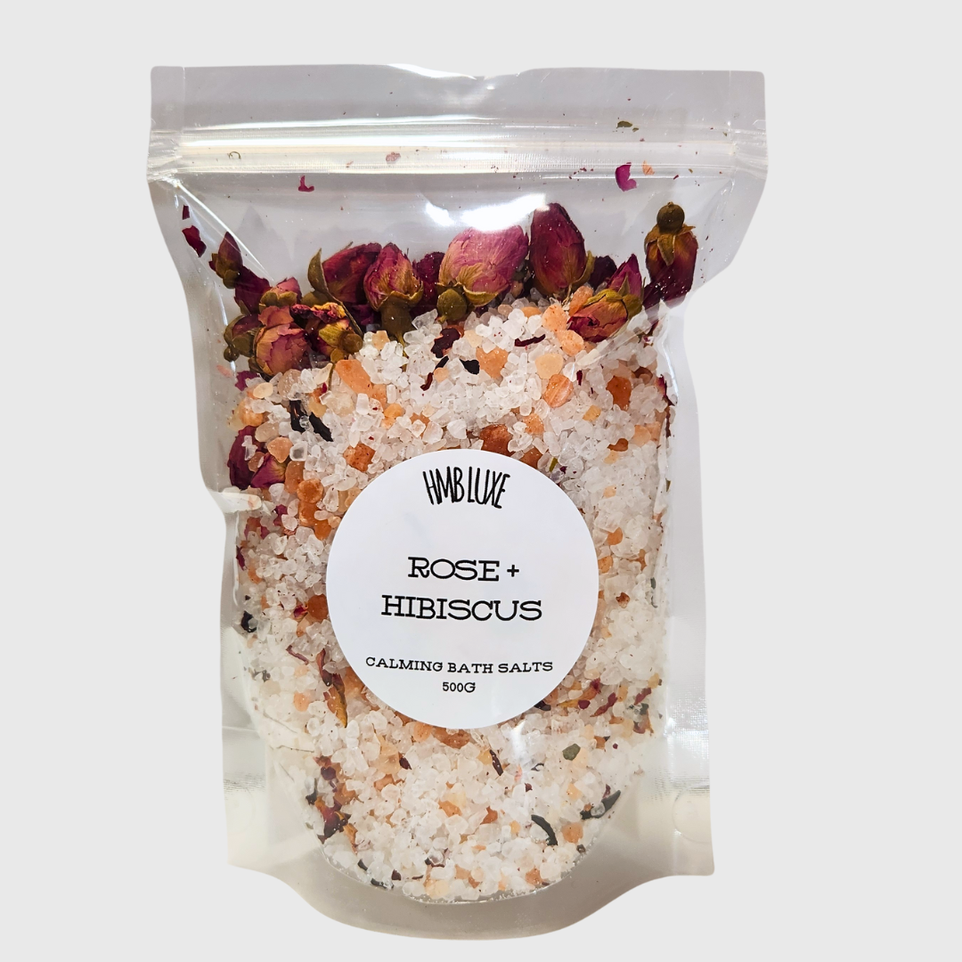 Rose + Hibiscus Bath Salts