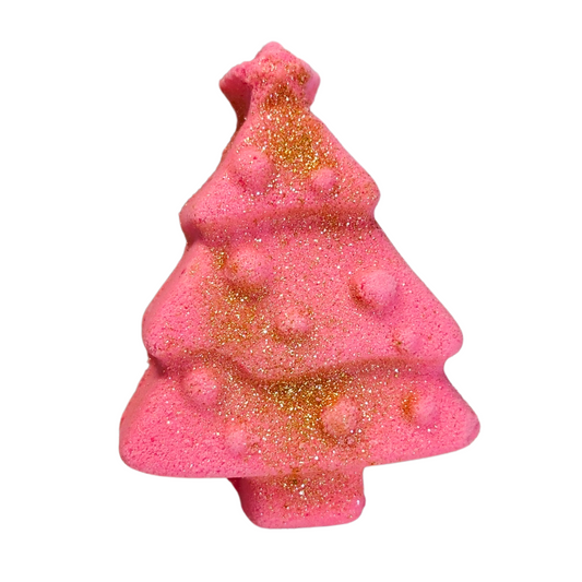 Pink Christmas Tree Bath Bomb