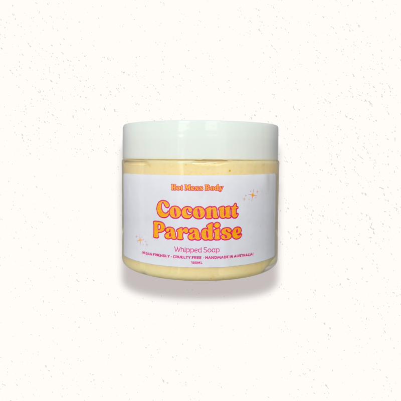 Coconut Paradise Whipped Soap - Hot Mess Body