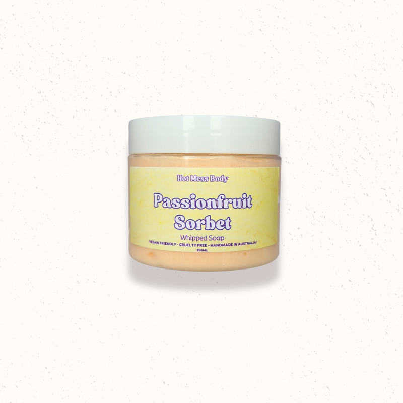 Passionfruit Sorbet Whipped Soap - Hot Mess Body