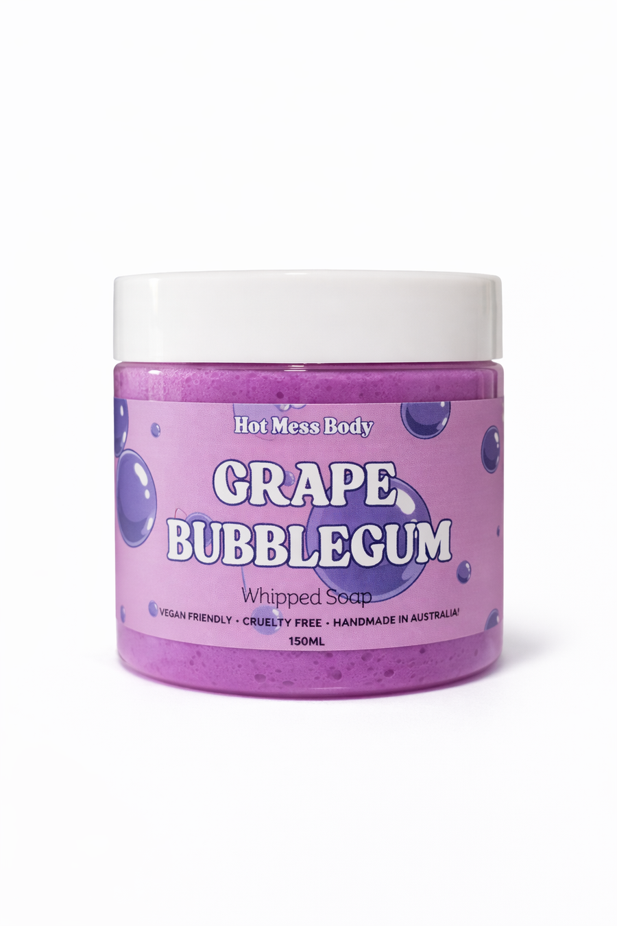 Grape Bubblegum Whipped Soap - Hot Mess Body